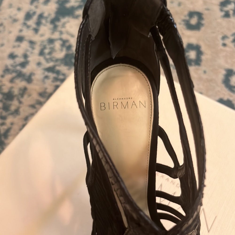 Stunning Black Python Alexandre Birman Stilettos … - image 4
